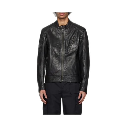 V Racer Leather Jacket