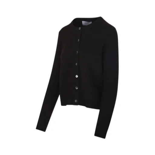 Long-Sleeved Knitted Cardigan