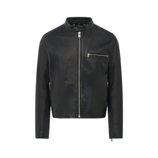 Track Racer Leather Jacket
