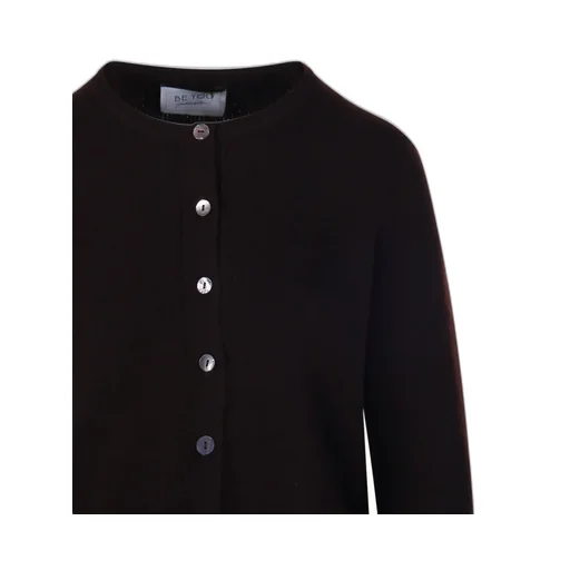 Long-Sleeved Knitted Cardigan