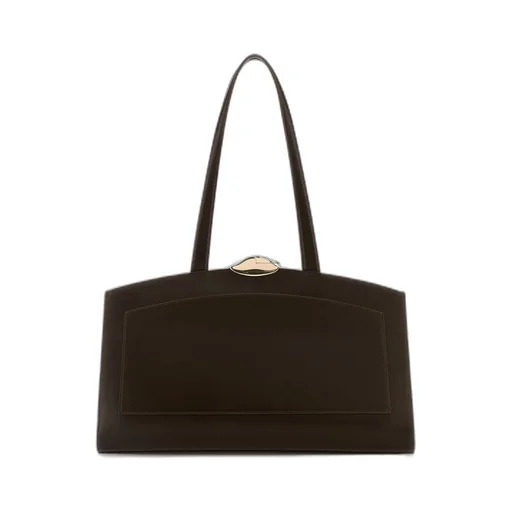 Serena Clasp Fastened Tote Bag