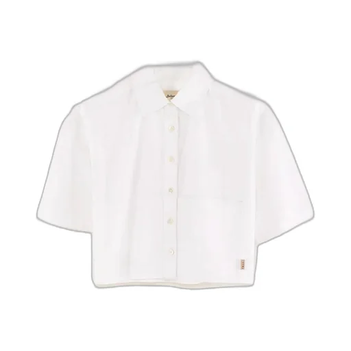 Cropped Button-Up Shirts