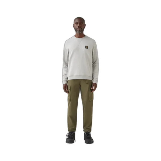 Logo Patch Crewneck Sweater