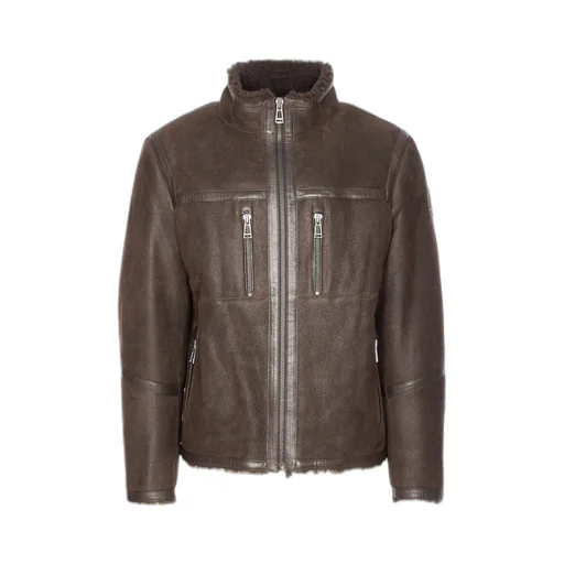 Shearling High Neck Jacket