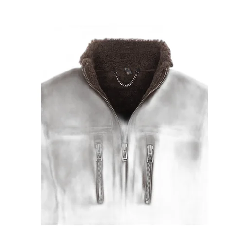 Shearling High Neck Jacket