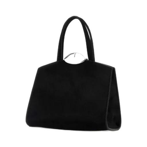 Clasp Fastened Shoulder Bag
