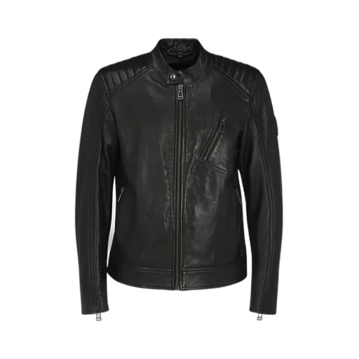 V Racer Leather Jacket