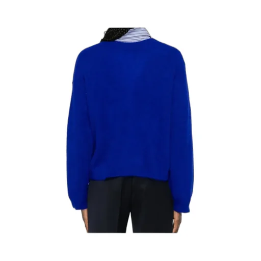 Long-Sleeved V-Neck Sweater