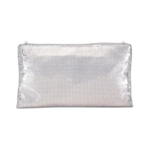 Metallic Chain Clutch Bag