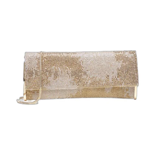 Kate Chain-Link Clutch Bag