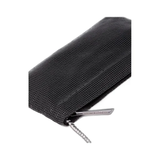 Chain-Embellished Clutch Bag