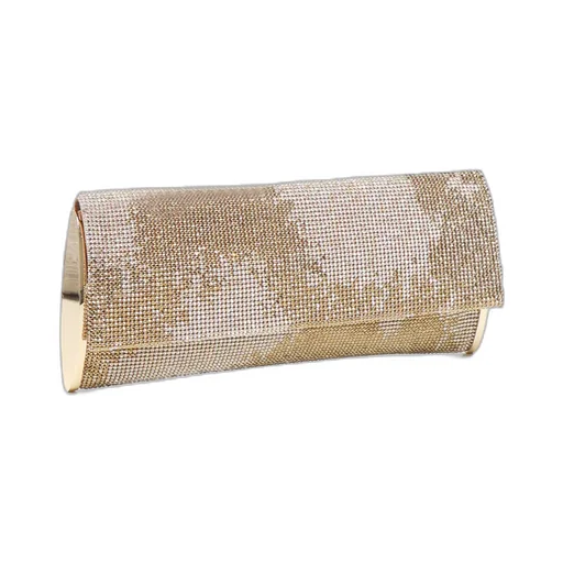 Kate Chain-Link Clutch Bag