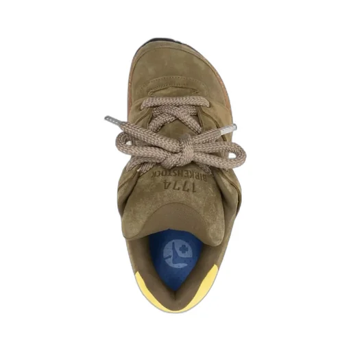 Panelled Lace-Up Sneakers