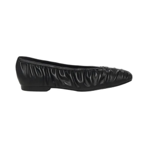Ruched Round Toe Flat Shoes