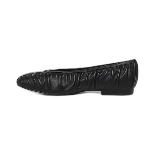 Ruched Round Toe Flat Shoes