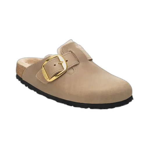 Boston Big Buckle Mules