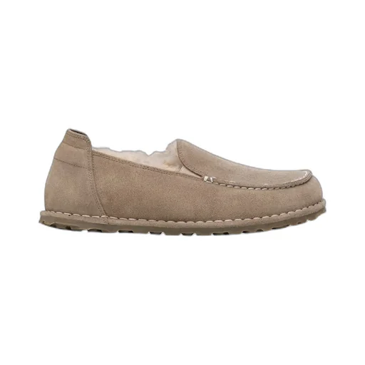 Utti Shearling Suede Loafers