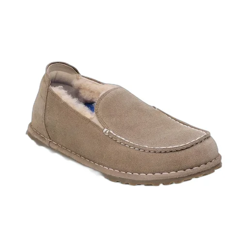 Utti Shearling Suede Loafers