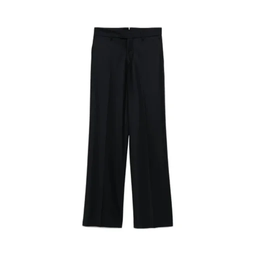 Wool Wide-Leg Trousers