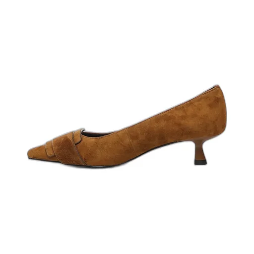 Suede Pointed-Toe Pumps