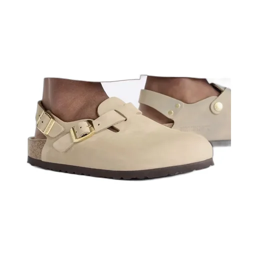 Buckle Detailed Round Toe Sandals