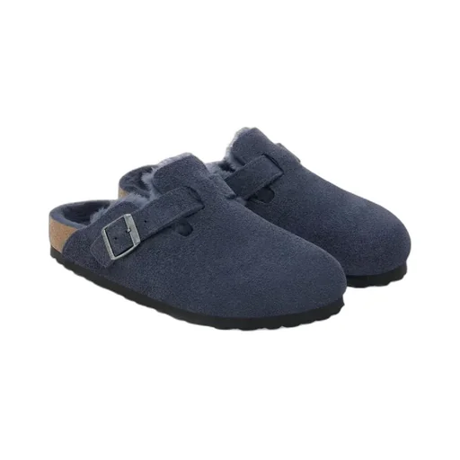 Suede Buckle Sandals