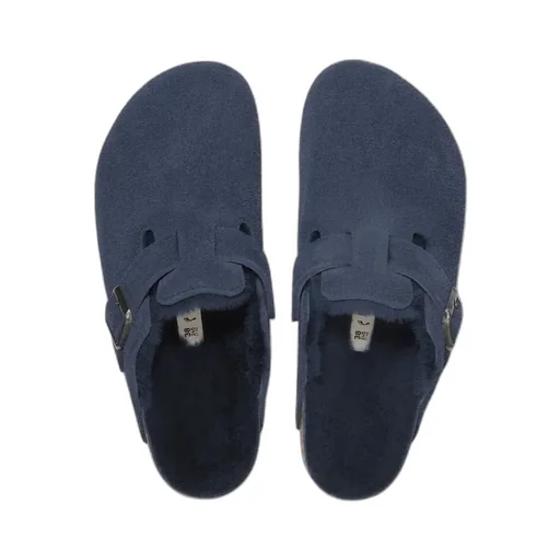 Suede Buckle Sandals