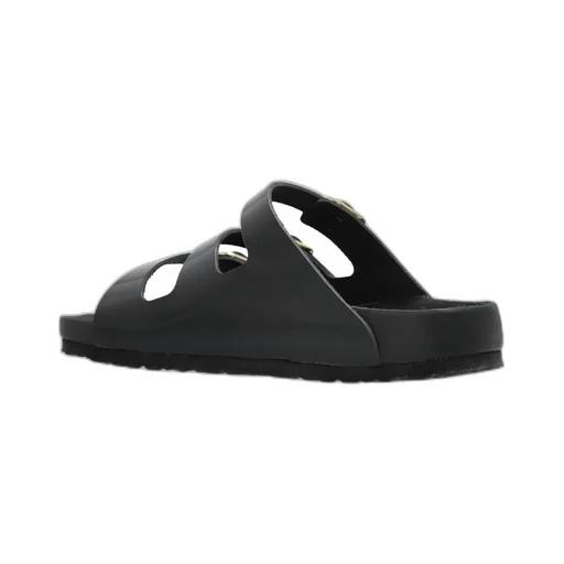 Three-Strap Buckle Sandals