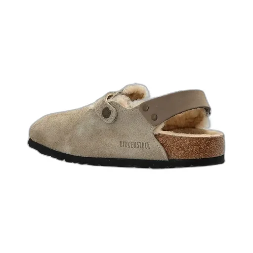 Shearling Buckle Sandals