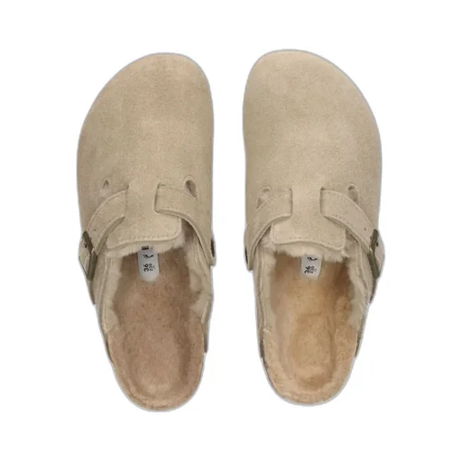 Boston Shearling Slip-On Mules