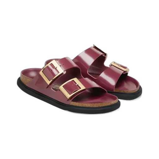 Arizona Double-Buckle Flat Sandals
