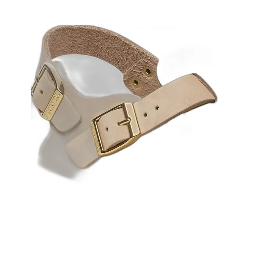 Buckle Detailed Round Toe Sandals