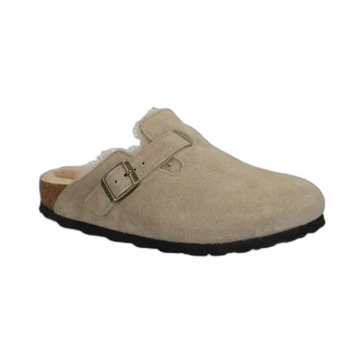 Boston Shearling Slip-On Mules