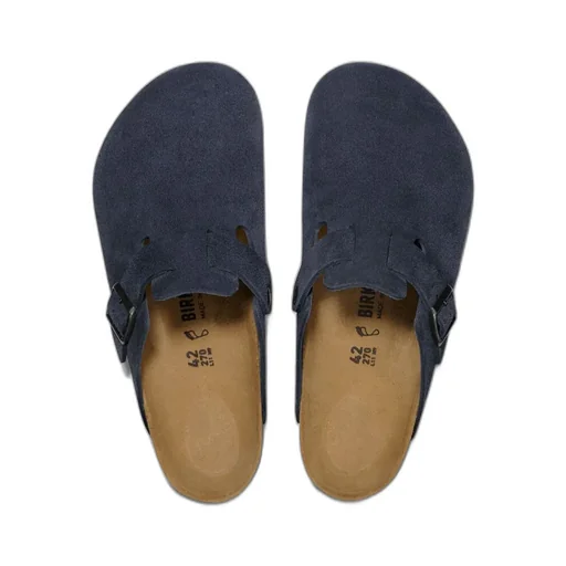 Boston Buckle-Fastening Slippers