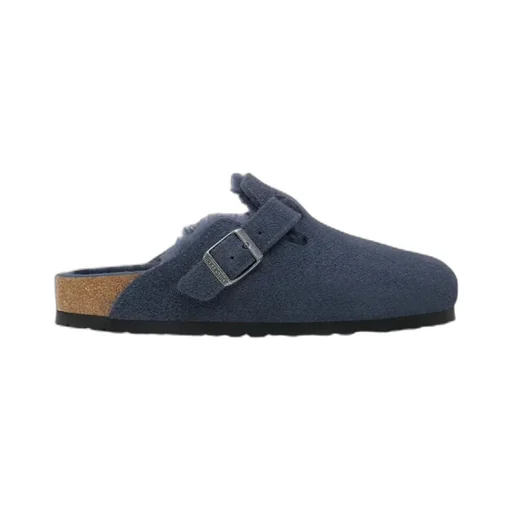 Suede Buckle Sandals