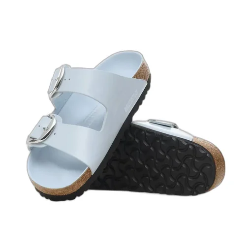 Arizona Big Buckle Patent Leather Sandals