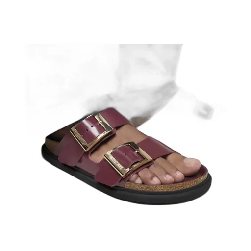 Arizona Double-Buckle Flat Sandals