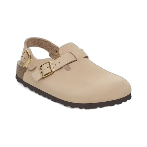 Buckle Detailed Round Toe Sandals