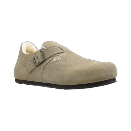 Buckle-Fastening Suede Trainers