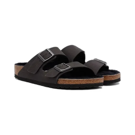 Pin Button Detail Slippers