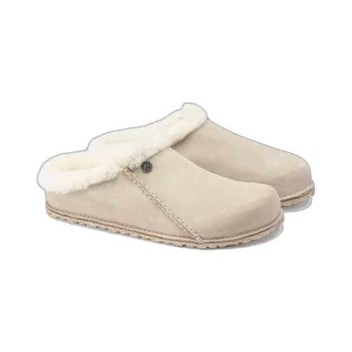 Suede Shearling Slippers