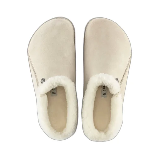 Suede Shearling Slippers