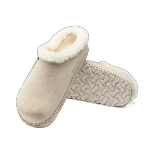 Suede Shearling Slippers