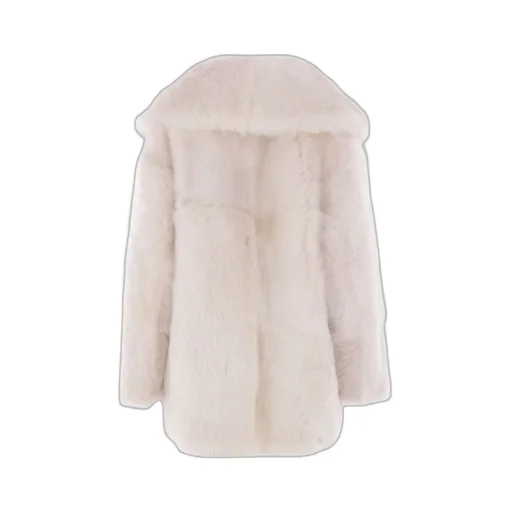 Sheepskin Single-Breasted Coat