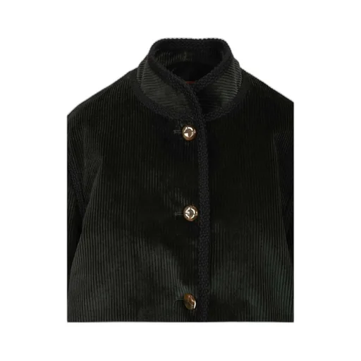 Curly Buttoned Jacket
