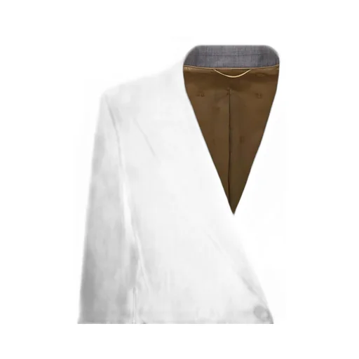 Double-Breasted Curved-Pocket Blazer