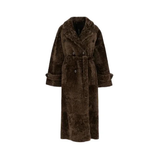 Merino Shearling Trench Coat