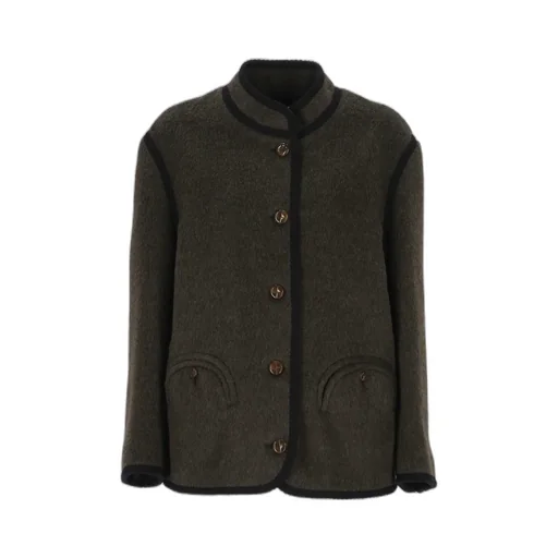 Buttoned Wool Jacket