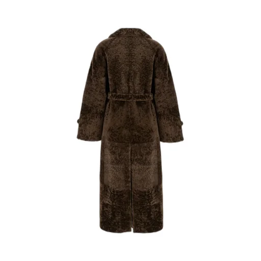 Merino Shearling Trench Coat