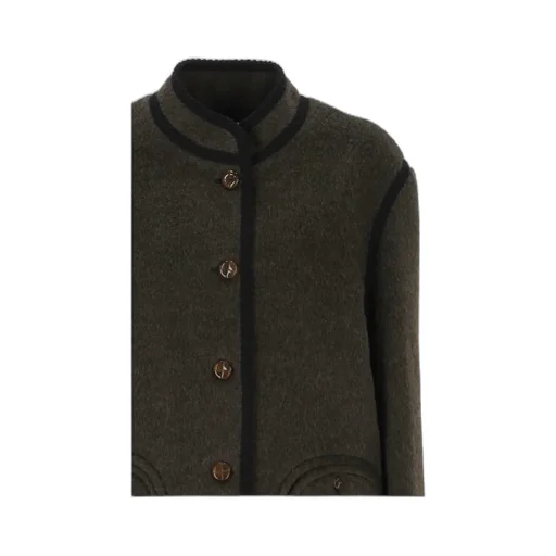Buttoned Wool Jacket